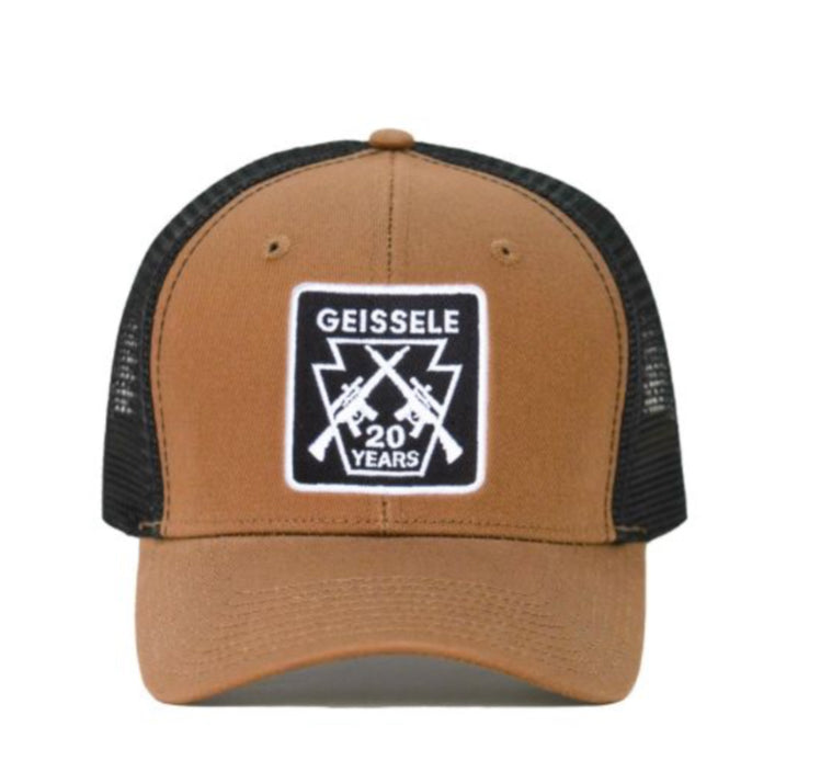 Geissele (ガイズリー) 20年記念トラッカーズ帽子 タン色