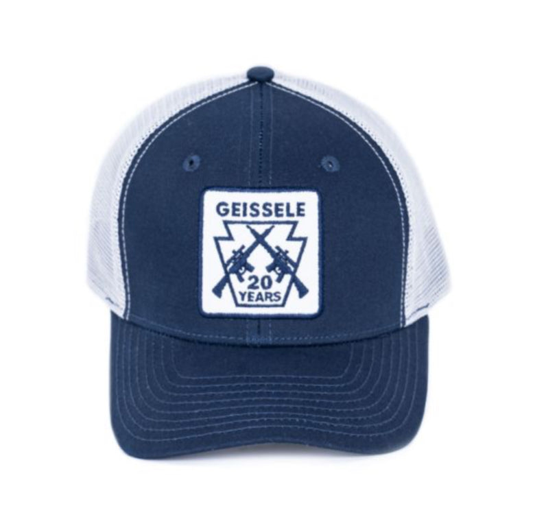 Geissele (ガイズリー) 20年記念トラッカーズ帽子 ブルー色