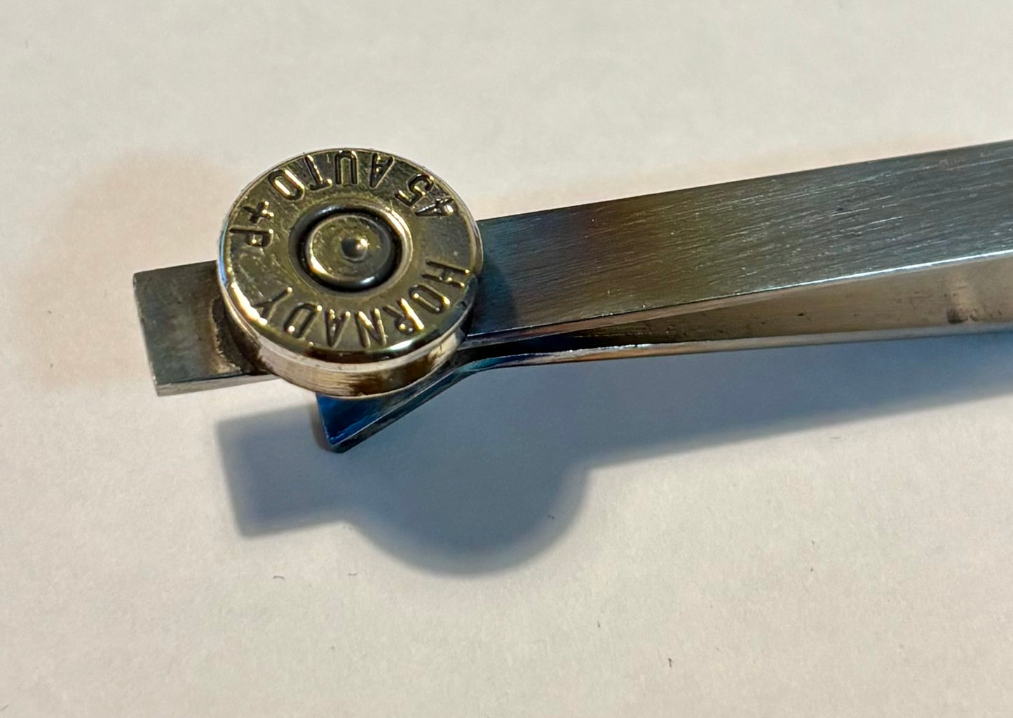 (傷品) カフス、タイピンセット.45 AUTO+P Hornady