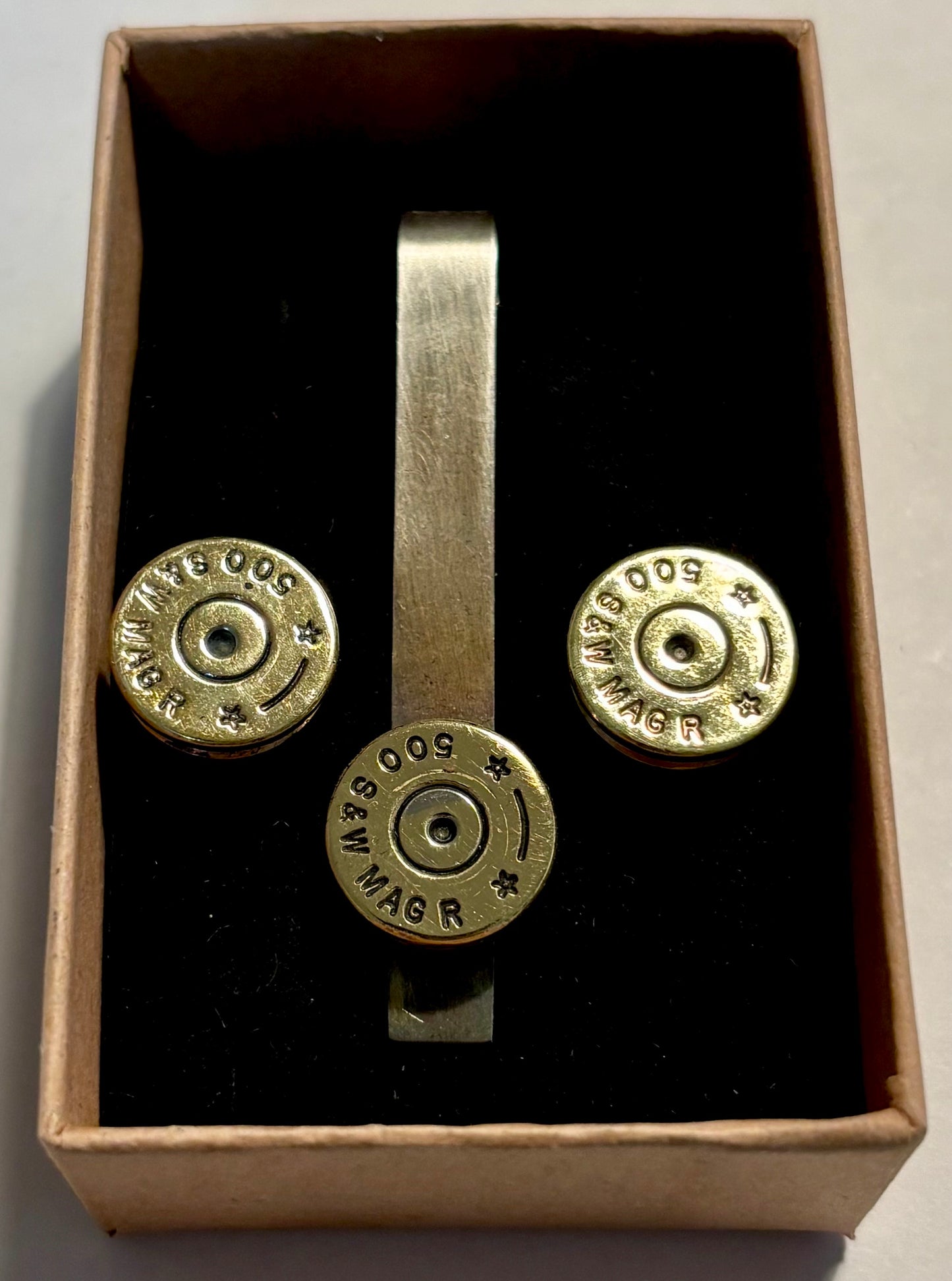 カフス、タイピンセット 500 S&W Magnum